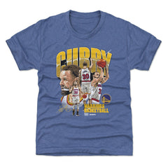 NBA - Stephen Curry Golden State Warriors 500 Level Youth Collage T-Shirt - Royal