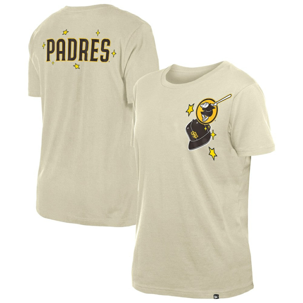 San Diego Padres New Era Women's Stars & Cap T-Shirt Lifestyle