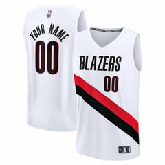Fanatics - Portland Trail Blazers Fast Break Replica Custom Jersey - Association Edition - White