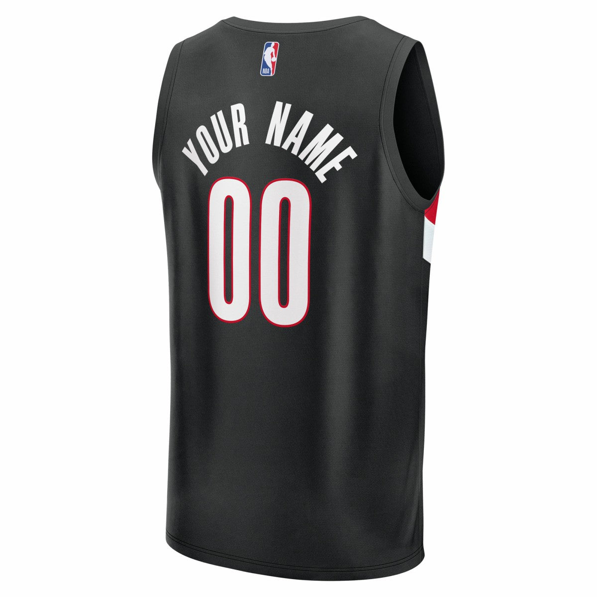 Portland Trail Blazers Youth Fast Break Replica Custom Jersey - Icon Edition - Black | NBA Jerseys