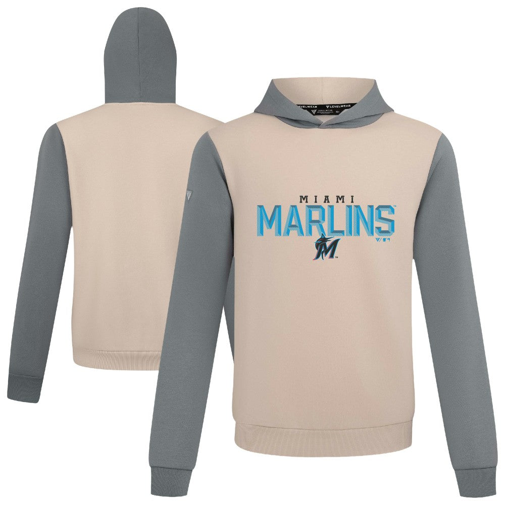 Miami Marlins Levelwear Throwback Carve Ultimate Hoodie Near Me