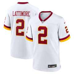 Marshon Lattimore Washington Commanders Game Super Bowl Era Jersey White - Nike