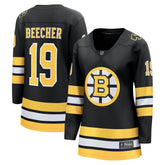 John Beecher Boston Bruins Fanatics Women's Home Breakaway Player Jersey Black