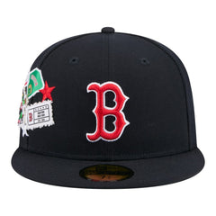 Boston Red Sox New Era City Patch 59FIFTY Fitted Hat Clearance