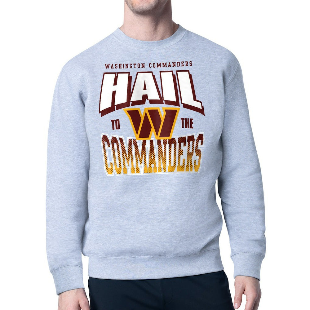 Washington Commanders Starter Comic Style Sweatshirt Gray - NFL