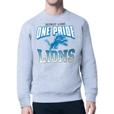 Detroit Lions Starter Comic Style Sweatshirt Gray - NFL