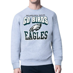 Philadelphia Eagles Starter Comic Style Sweatshirt Gray - NFL