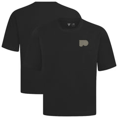 Philadelphia Flyers - Levelwear Copper Oversized Luxe Signature Knit T-Shirt Black