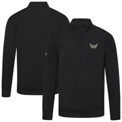 Washington Capitals Levelwear Copper Upright Quarter-Zip Pullover Black
