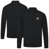 Edmonton Oilers - Levelwear Copper Upright Quarter-Zip Pullover Black