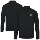 New York Rangers Levelwear Copper Upright Quarter-Zip Pullover Black