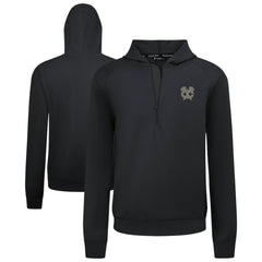 Chicago Blackhawks Levelwear Technic Quarter-Zip Pullover Hoodie Black