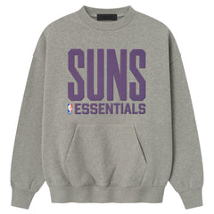 NBA - Phoenix Suns Fear of God x NBA Sport Fit Sweatshirt - Heather Gray