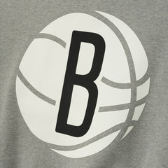 NBA - Brooklyn Nets Fear of God x NBA Sport Fit T-Shirt - Heather Gray