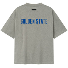 NBA - Golden State Warriors Fear of God x NBA Unisex 90s T-Shirt - Heather Gray