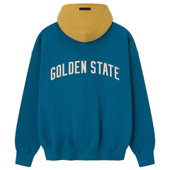 NBA - Golden State Warriors Fear of God x NBA Unisex Sport Hoodie - Royal/Gold
