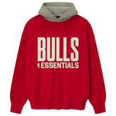 NBA - Chicago Bulls Fear of God x NBA Unisex Sport Hoodie - Red/Heather Gray