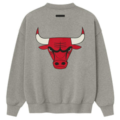 NBA - Chicago Bulls Fear of God x NBA Unisex Sport Sweatshirt - Heather Gray