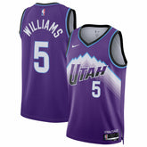 Nike - Cody Williams Utah Jazz Unisex Swingman Jersey - Icon Edition - Purple