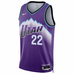 Nike - Kyle Filipowski Utah Jazz Unisex Swingman Jersey - Icon Edition - Purple