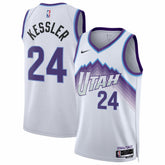 Nike - Walker Kessler Utah Jazz Unisex Swingman Jersey - Association Edition - White