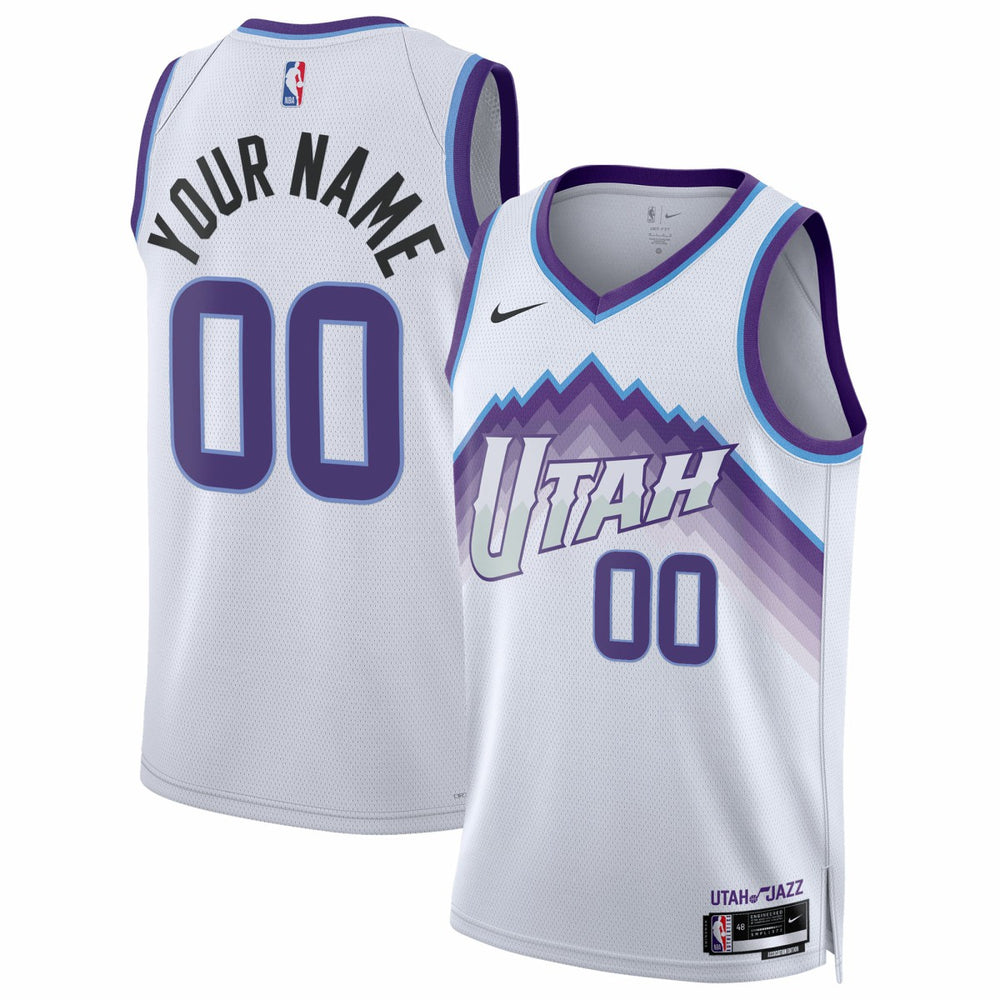Nike - Utah Jazz Unisex Swingman Custom Jersey - Association Edition - White