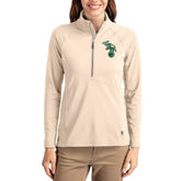 Athletics Cutter & Buck Women's Cooperstown Collection Adapt Eco Knit Stretch Half-Zip Pullover Clearance