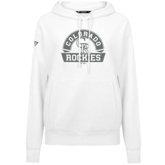 Colorado Rockies Levelwear Women's Adorn Banner Arch Hoodie On Sale
