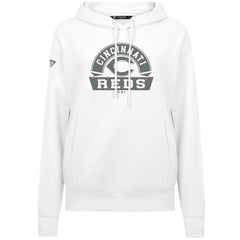 Cincinnati Reds Levelwear Women's Adorn Banner Arch Hoodie On Sale