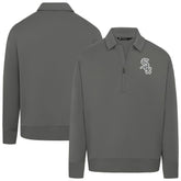 Chicago White Sox Levelwear Women's Canmore Chenille Logo Quarter-Zip Top On Sale