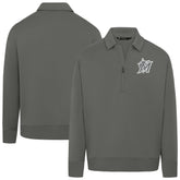 Miami Marlins Levelwear Women's Canmore Chenille Logo Quarter-Zip Top for sale