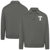 Texas Rangers Levelwear Women's Canmore Chenille Logo Quarter-Zip Top Lifestyle
