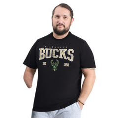 NBA - Milwaukee Bucks G-III Sports by Carl Banks Adaptive Classic Team Spirit Short Sleeve T-Shirt - Black