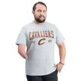 NBA - Cleveland Cavaliers G-III Sports by Carl Banks Adaptive Classic Team Spirit Short Sleeve T-Shirt - Gray