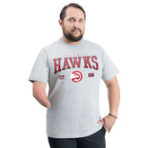 NBA - Atlanta Hawks G-III Sports by Carl Banks Adaptive Classic Team Spirit Short Sleeve T-Shirt - Gray