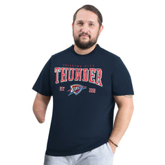 NBA - Oklahoma City Thunder G-III Sports by Carl Banks Adaptive Classic Team Spirit Short Sleeve T-Shirt - Navy