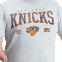 NBA - New York Knicks G-III Sports by Carl Banks Adaptive Classic Team Spirit Short Sleeve T-Shirt - Gray