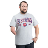 NBA - Detroit Pistons G-III Sports by Carl Banks Adaptive Classic Team Spirit Short Sleeve T-Shirt - Gray