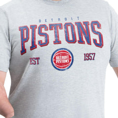 NBA - Detroit Pistons G-III Sports by Carl Banks Adaptive Classic Team Spirit Short Sleeve T-Shirt - Gray