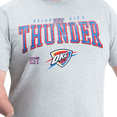 NBA - Oklahoma City Thunder G-III Sports by Carl Banks Adaptive Classic Team Spirit Short Sleeve T-Shirt - Gray
