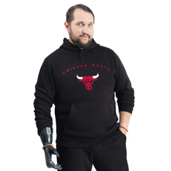 NBA - Chicago Bulls G-III Sports by Carl Banks Adaptive Team Arc Fleece Hoodie - Black