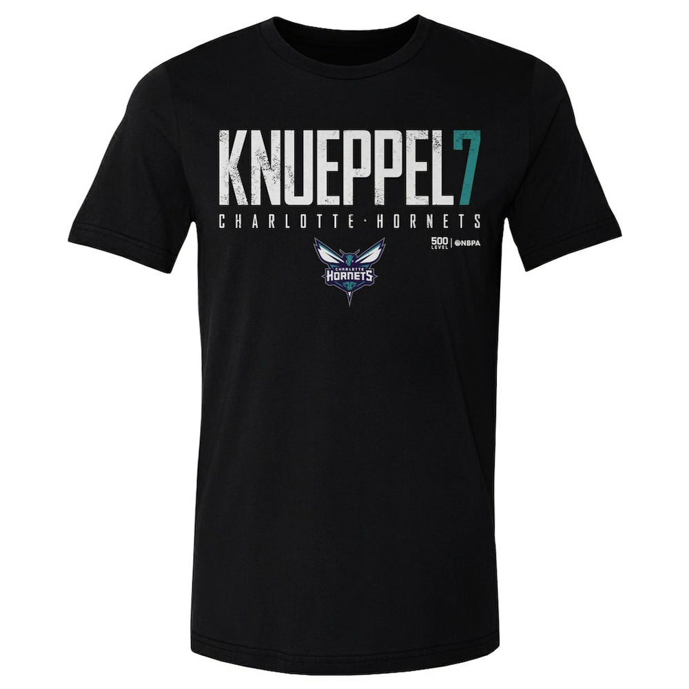NBA - Kon Knueppel Charlotte Hornets 500 Level Elite T-Shirt - Black