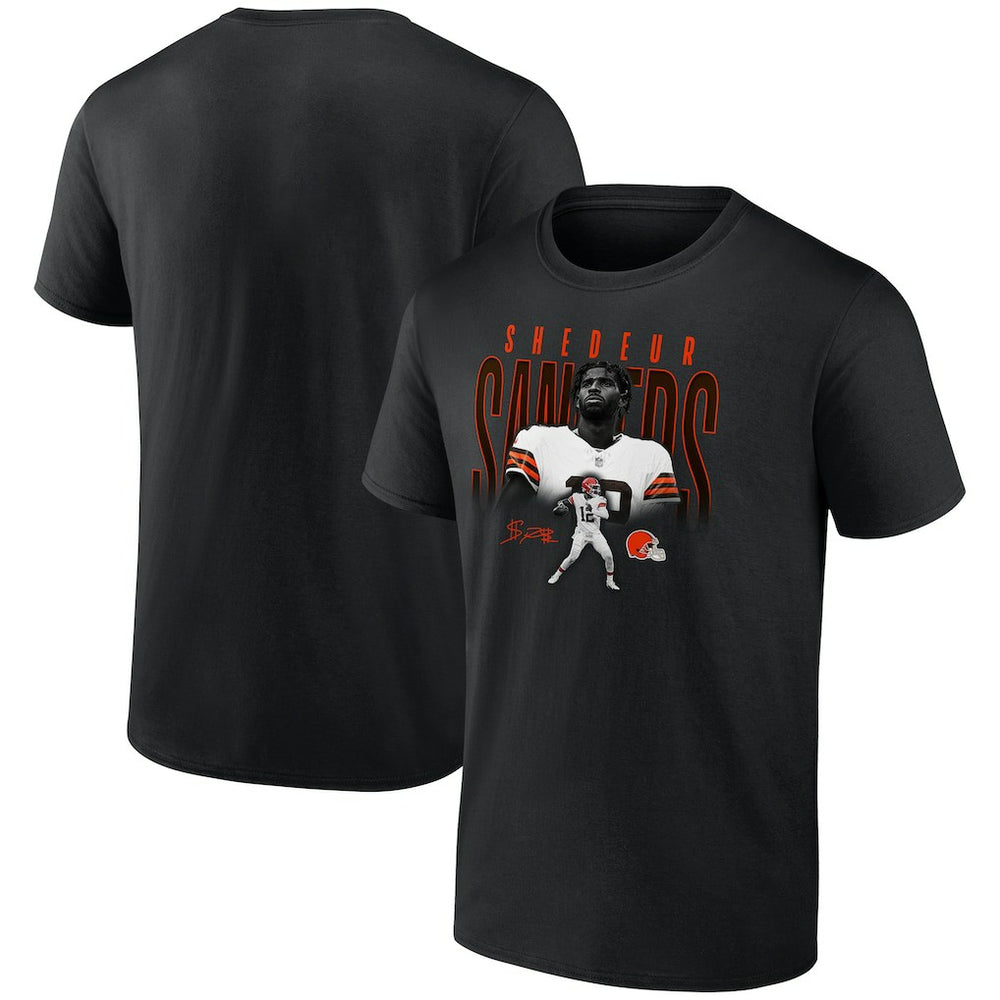 Shedeur Sanders Cleveland Browns Humble Shadow Player Graphic T-Shirt Black - NFL