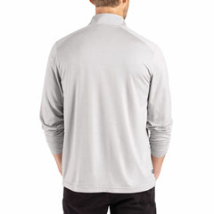 Houston Texans Cutter & Buck Coastline Epic Comfort Recycled Quarter-Zip Pullover Gray - NFL