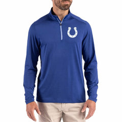 Indianapolis Colts Cutter & Buck Coastline Epic Comfort Recycled Quarter-Zip Pullover Royal - NFL