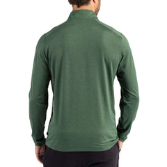 New York Jets Cutter & Buck Coastline Epic Comfort Recycled Quarter-Zip Pullover Green - NFL