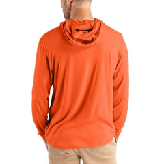 Miami Dolphins Cutter & Buck Coastline Epic Comfort Recycled Long Sleeve Hoodie T-Shirt Orange - NFL