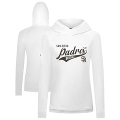 San Diego Padres Levelwear Women's Slender Glide Raglan Hoodie Lifestyle