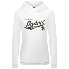 San Diego Padres Levelwear Women's Slender Glide Raglan Hoodie Lifestyle