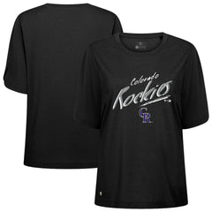 Colorado Rockies Levelwear Women's Bloom Sizzle T-Shirt for sale